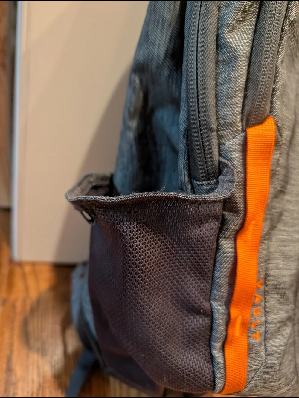 The North Face Gray & Orange Vault Backpack